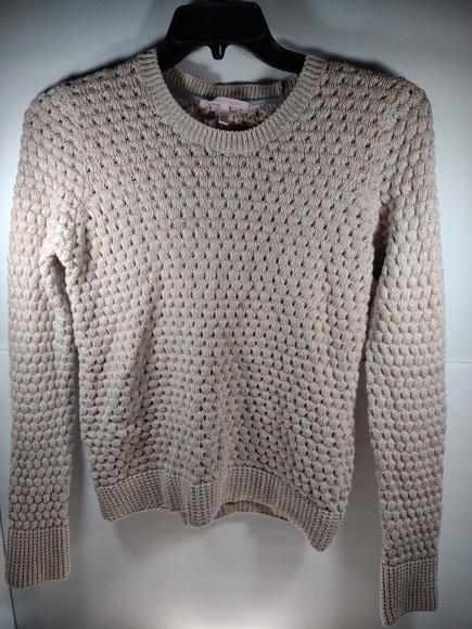 Victoria's Secret Sweaters - Victoria Secret Cable Knit Sweater Women's Size Medium Cream Colored EUC